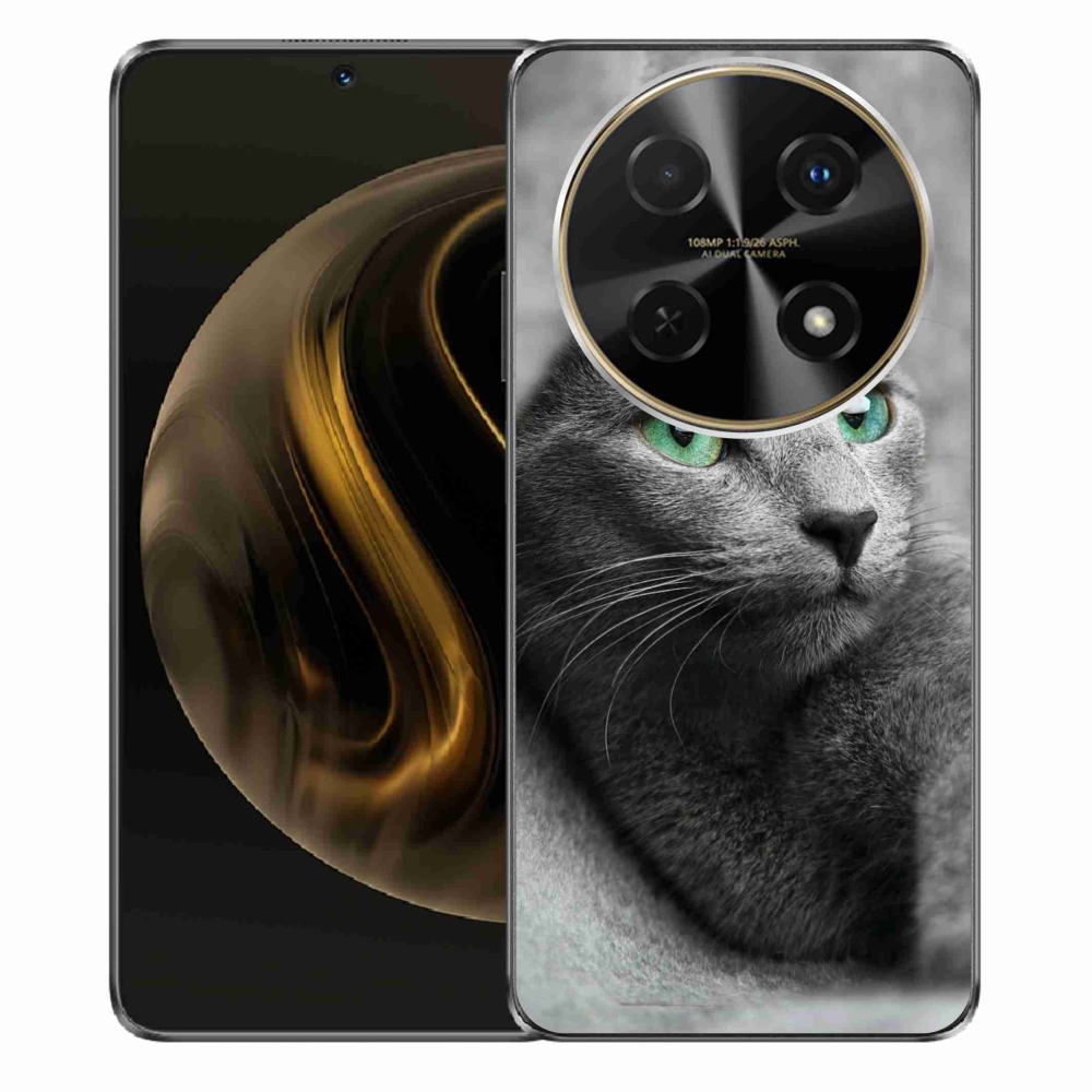 Gelový kryt mmCase na Huawei Nova 12i - kočka 2