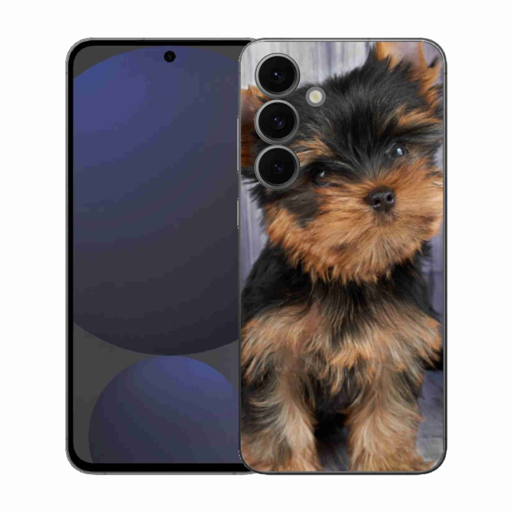 Gelový kryt mmCase na Samsung Galaxy S25 FE - jorkšír 9