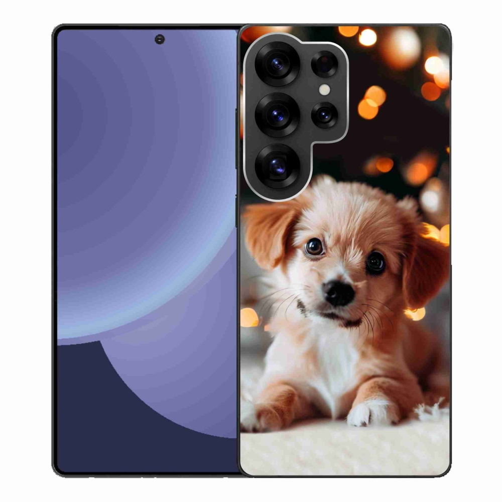 Gelový kryt mmCase na Samsung Galaxy S25 Ultra - štěňátko