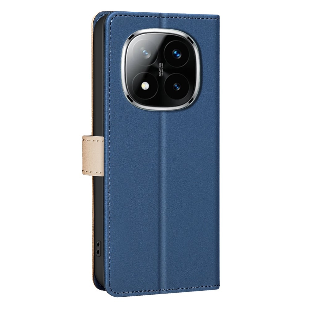 BNF DUO knížkové pouzdro na Xiaomi Redmi Note 14 Pro - modré