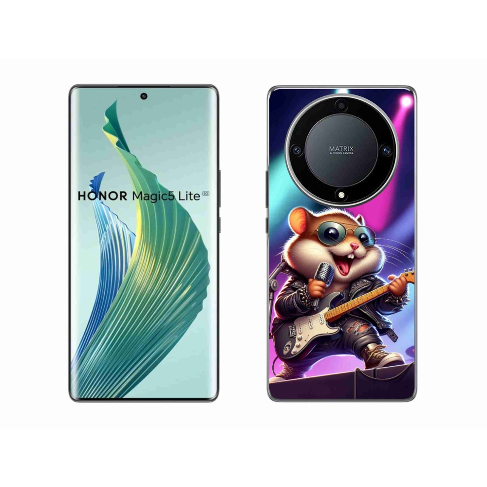 Gelový kryt mmCase na Honor Magic 5 Lite 5G - křeček rocker