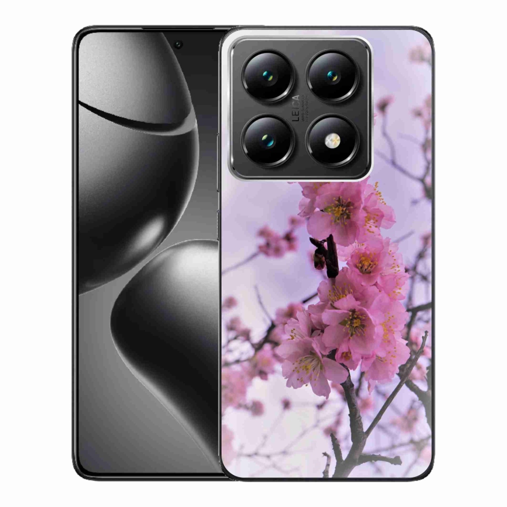 Gelový kryt mmCase na Xiaomi 14T Pro - květiny 7
