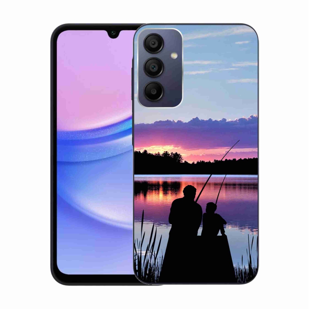 Gelový kryt mmCase na Samsung Galaxy A15 4G/5G - rybaření 2