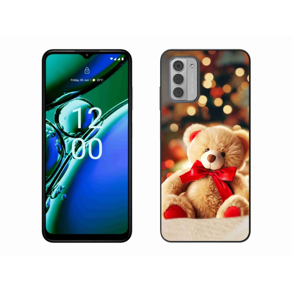 Gelový kryt mmCase na Nokia G42 - plyšový medvídek
