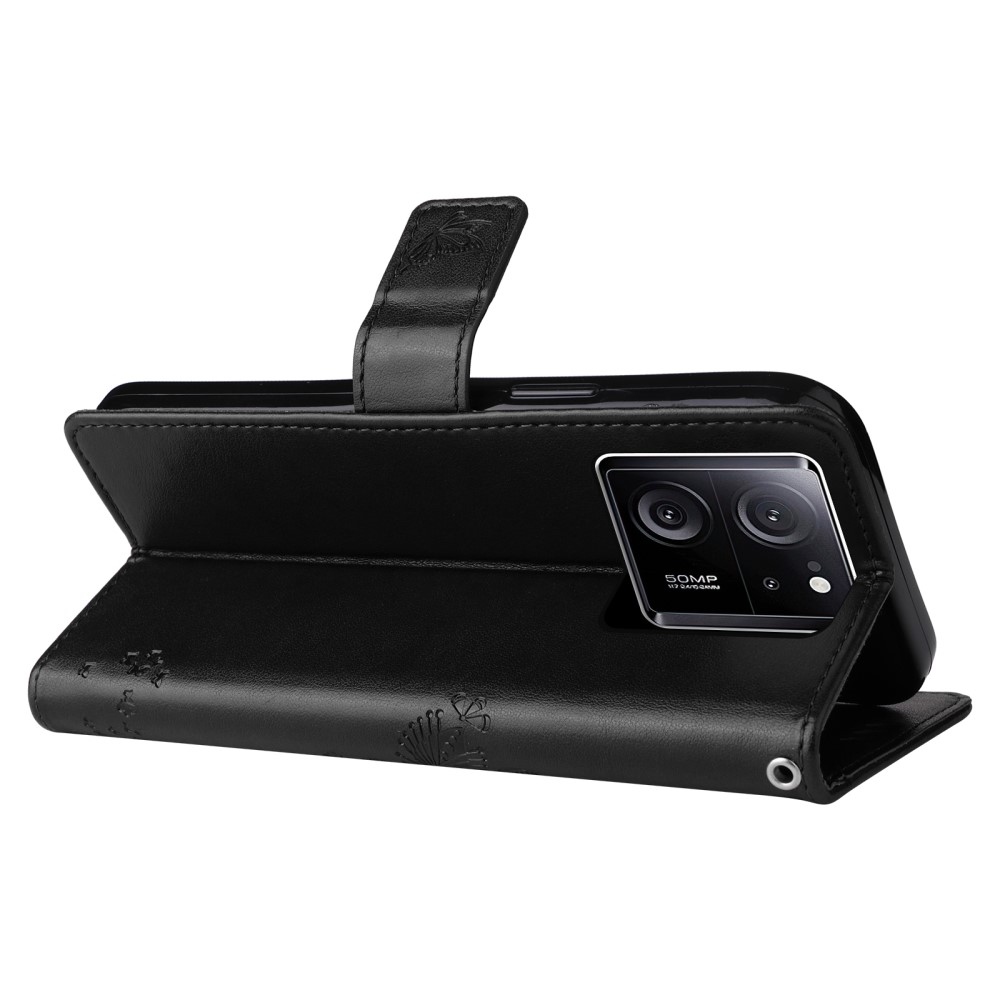Tree knížkové pouzdro na Xiaomi 13T/13T Pro - černé