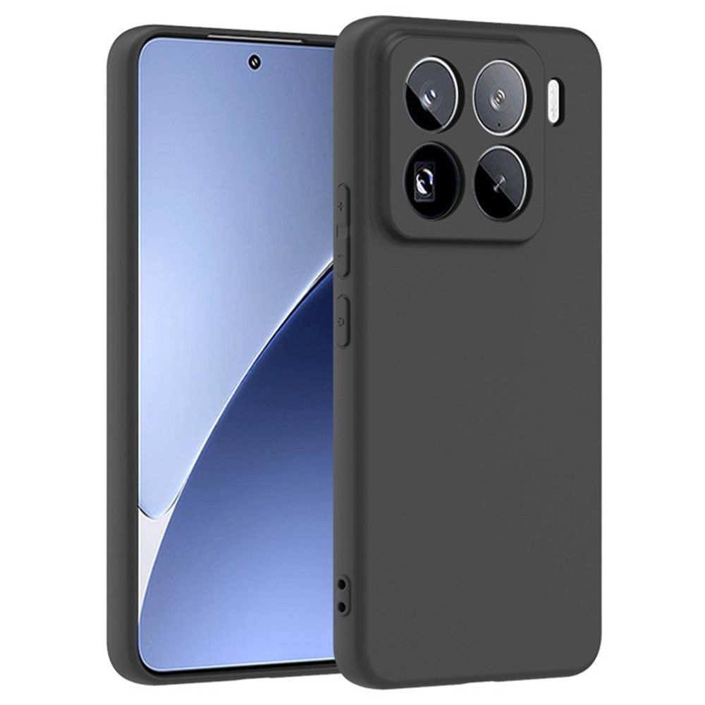 Matný gelový obal na Xiaomi 15 Pro - černý