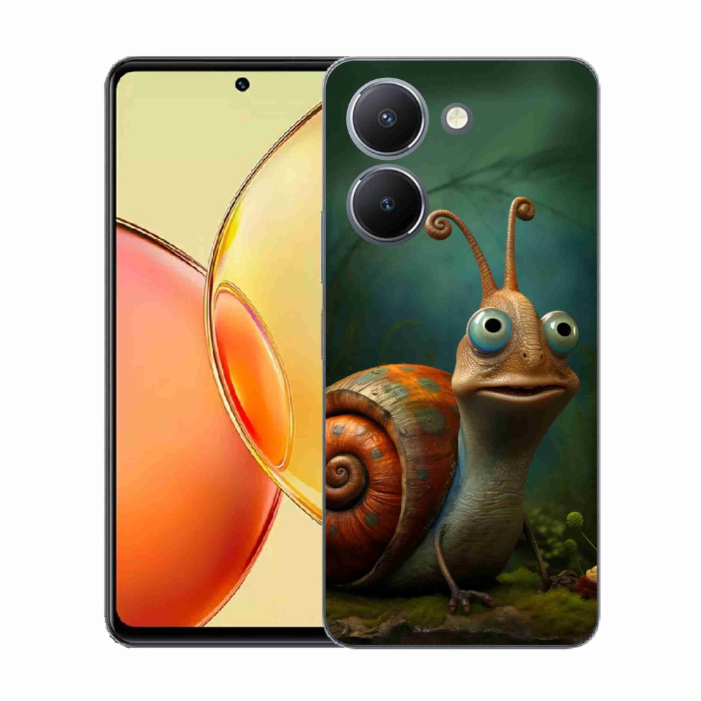 Gelový kryt mmCase na Vivo Y36 - šnek