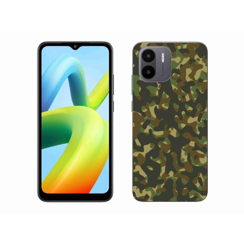 Gelový kryt mmCase na Xiaomi Redmi A1/Redmi A2 - maskáčový vzor 1