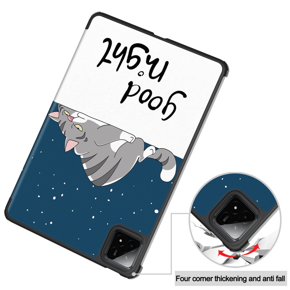 Patty chytré polohovací pouzdro na tablet Xiaomi Pad 7/7 Pro - kočka
