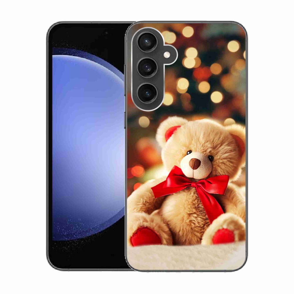 Gelový kryt mmCase na Samsung Galaxy S23 FE - plyšový medvídek