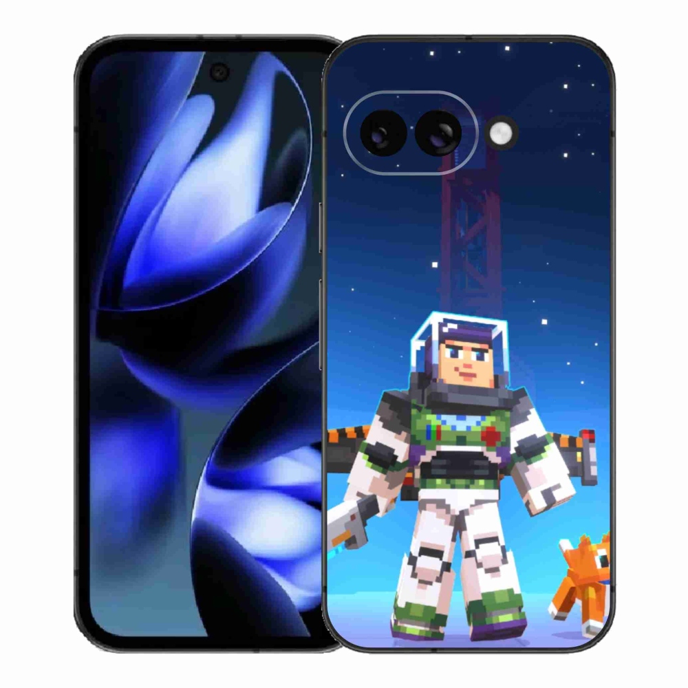 Gelový kryt mmCase na Google Pixel 9a - minecraft 2