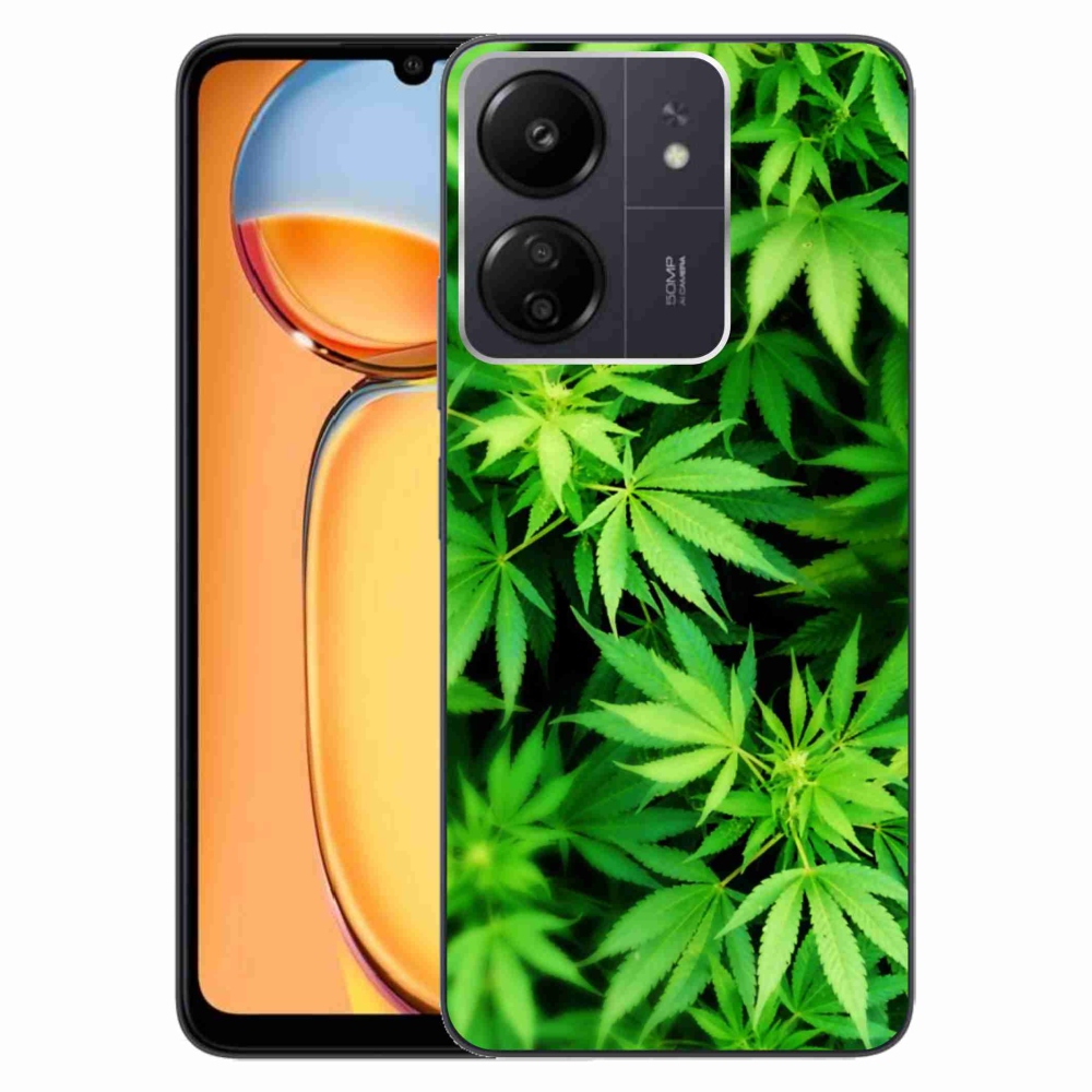 Gelový kryt mmCase na Xiaomi Poco C65/Redmi 13C - konopí 3