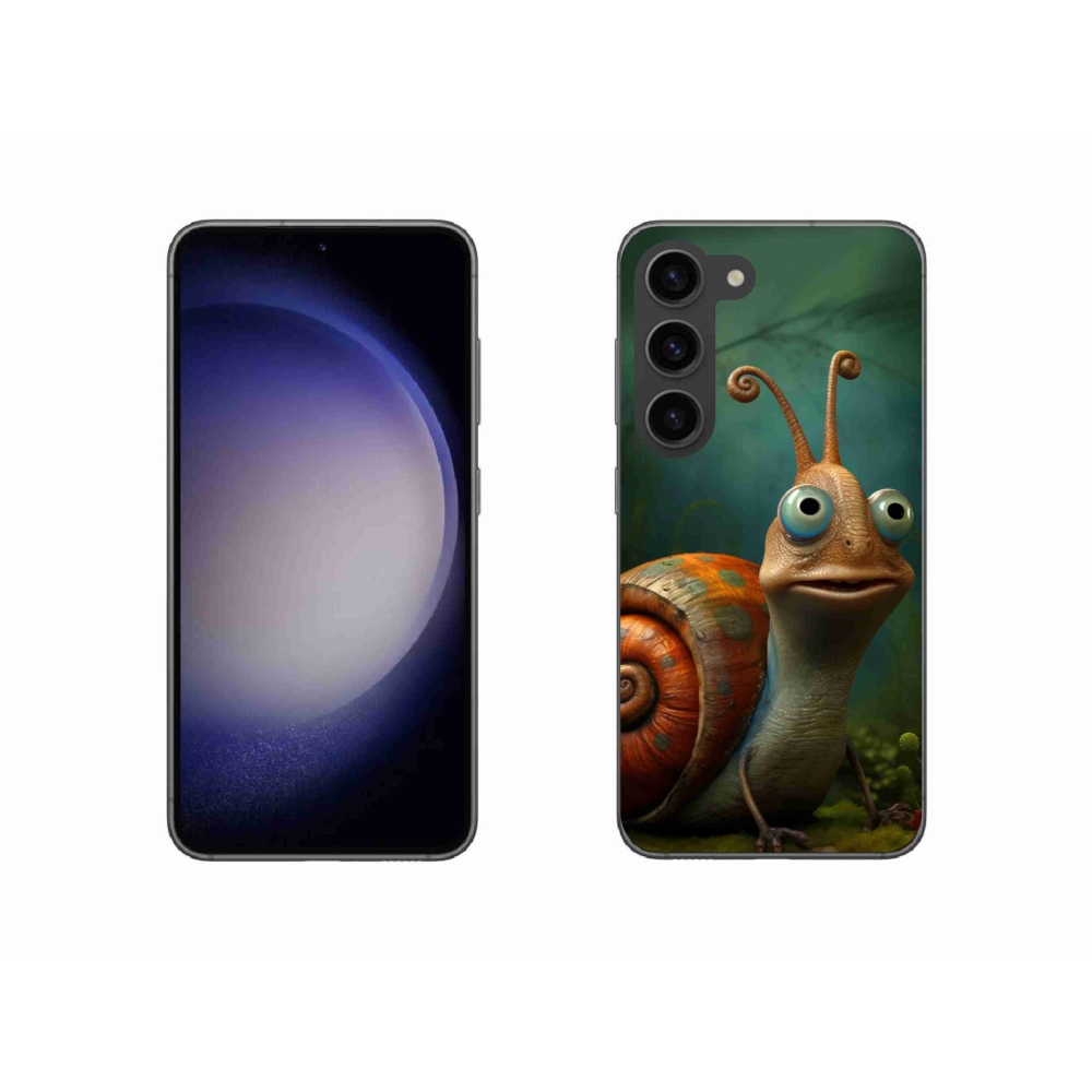 Gelový kryt mmCase na Samsung Galaxy S23 5G - šnek