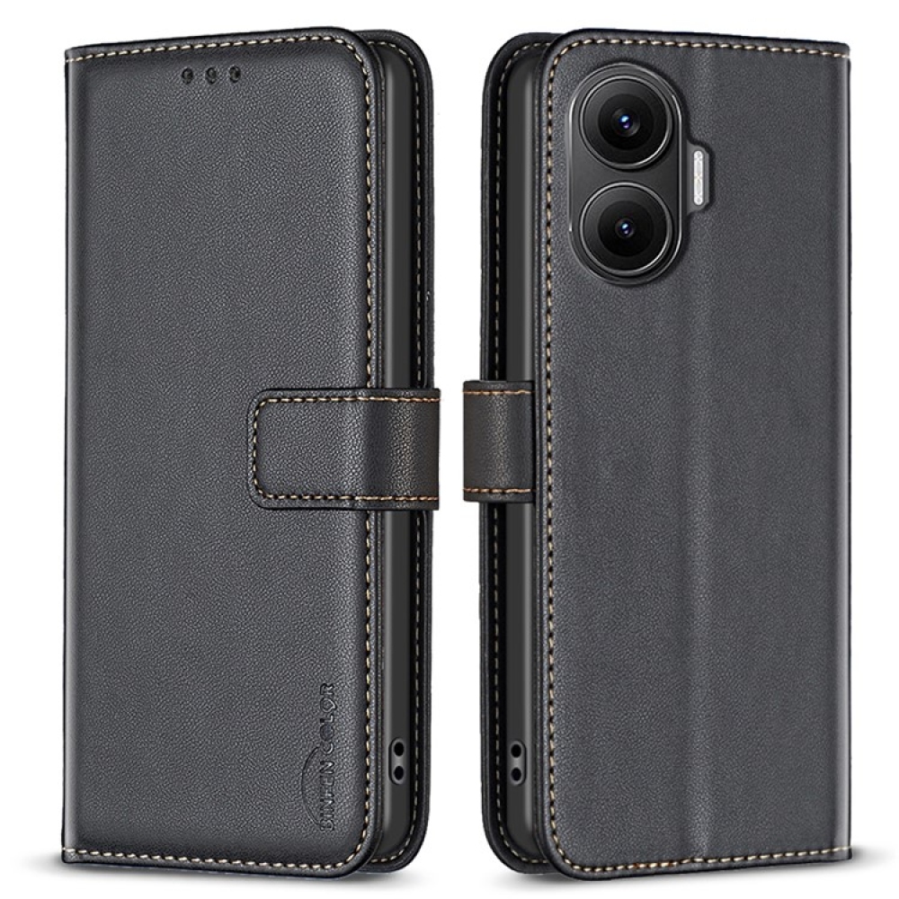 BNF knížkové pouzdro na Xiaomi Poco F7 5G - černé