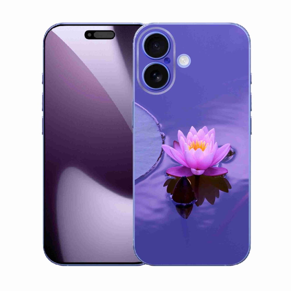 Gelový kryt mmCase na iPhone 17 - květ na hladině