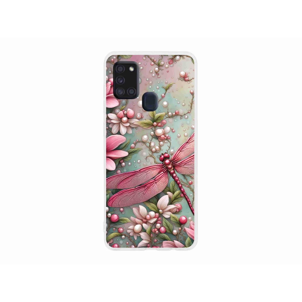 Gelový kryt mmCase na Samsung Galaxy A21s - vážka