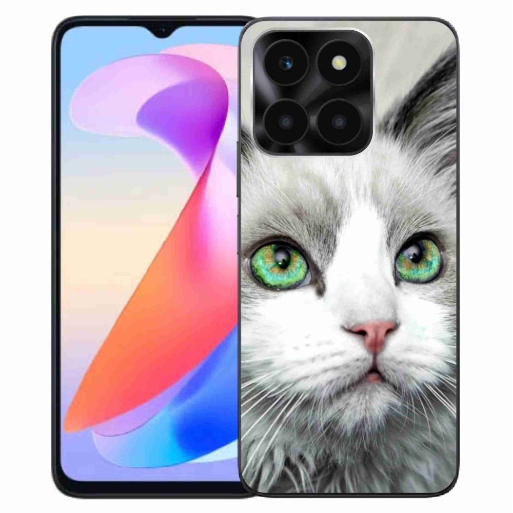 Gelový kryt mmCase na Honor X6a - kočičí pohled