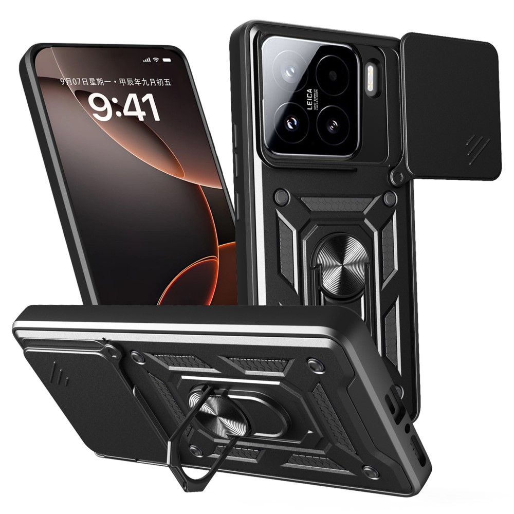Slide odolný kryt na Xiaomi 15 - černý