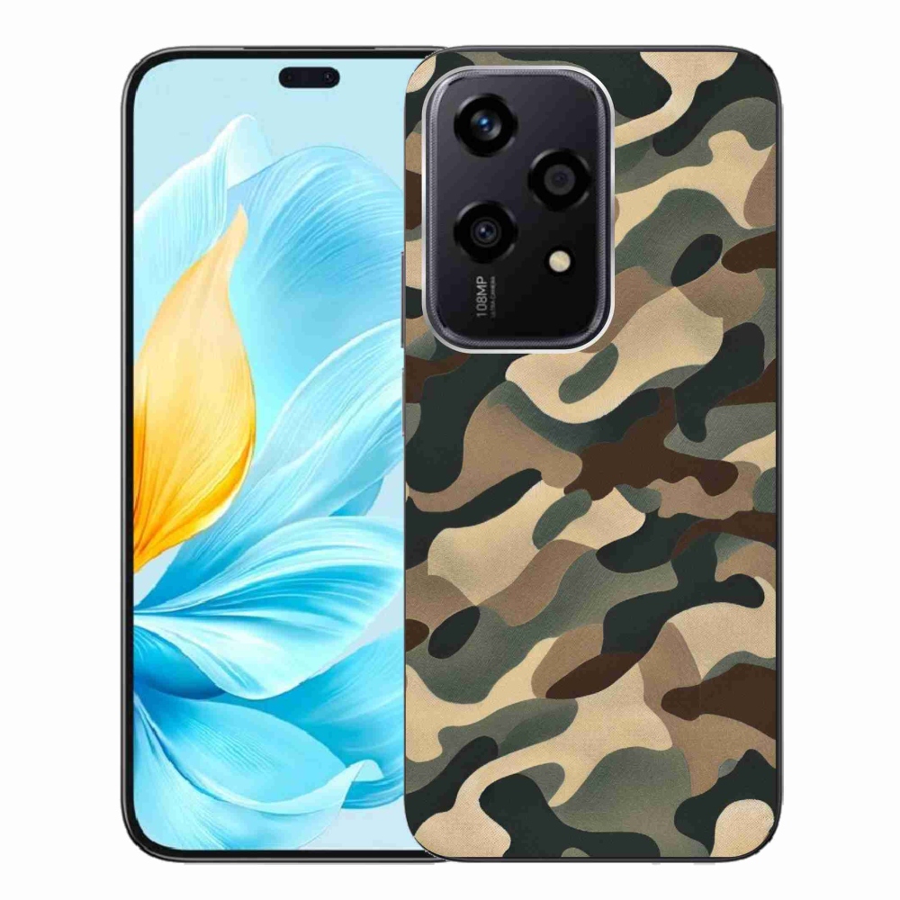 Gelový kryt mmCase na Honor 200 Lite 5G - maskáčový vzor 11