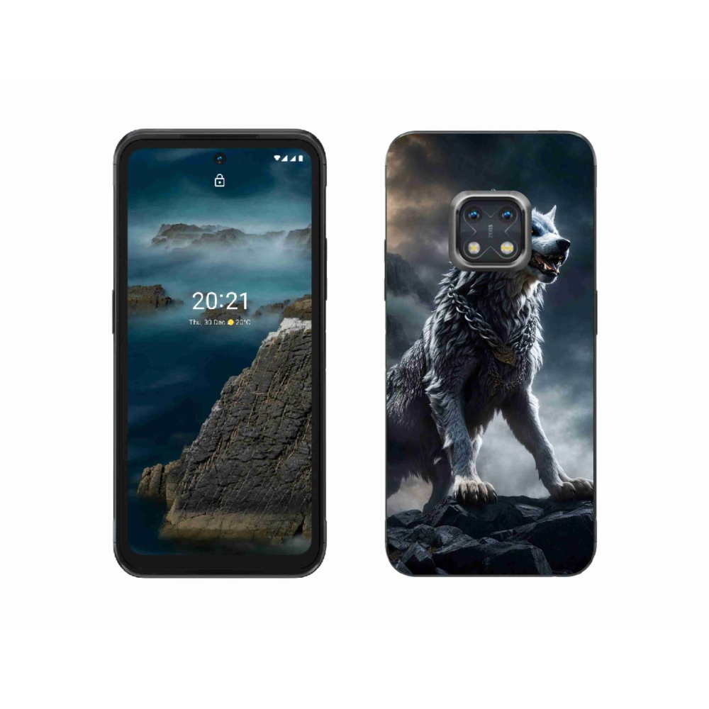 Gelový kryt mmCase na Nokia XR20 - vlk 1