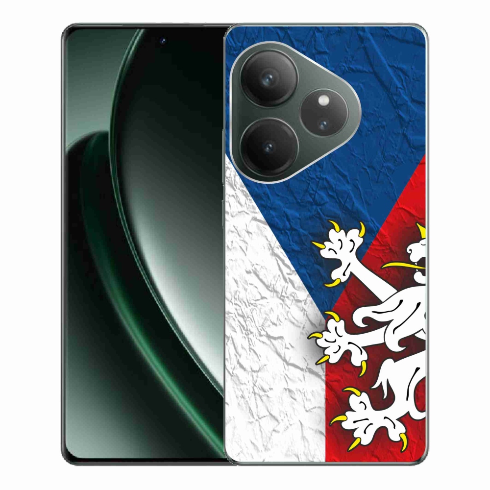 Gelový kryt mmCase na Realme GT 6 5G/GT 6T 5G - česká vlajka 1