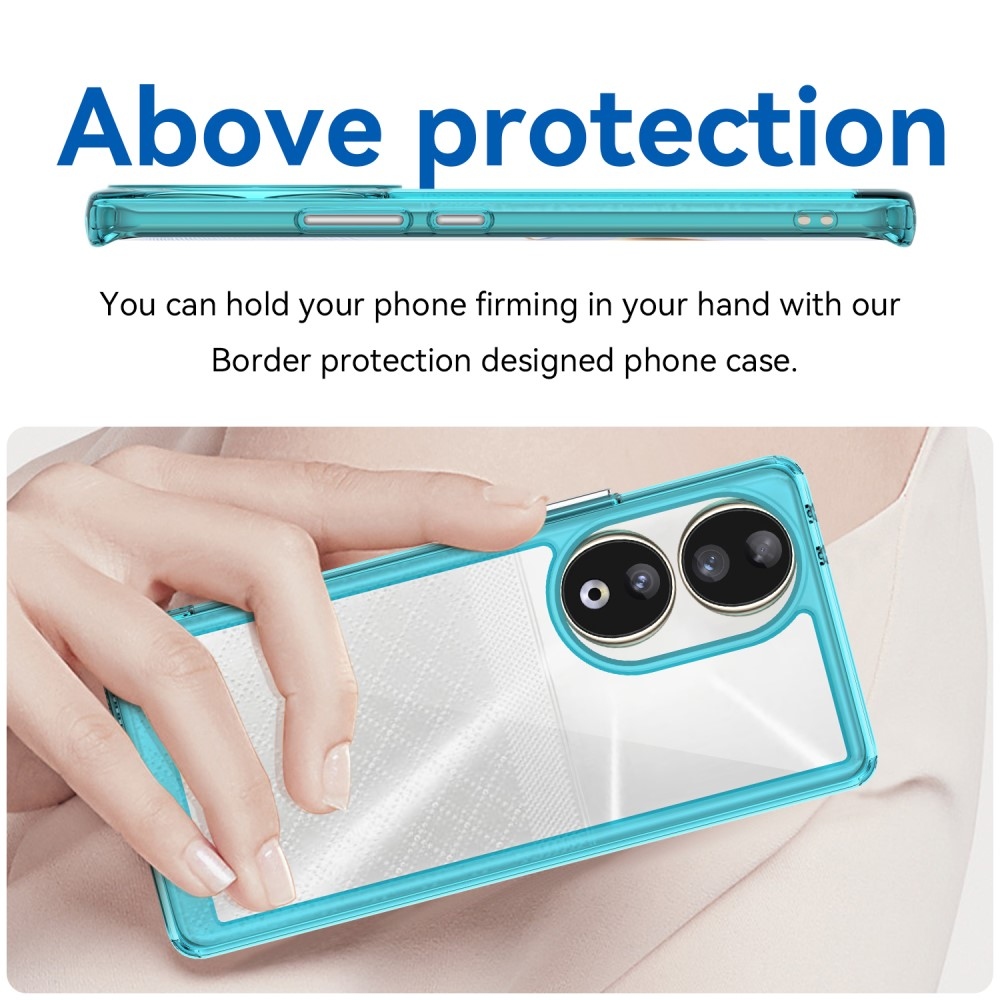 Gelový obal s pevnými zády na Honor 90 - modrý