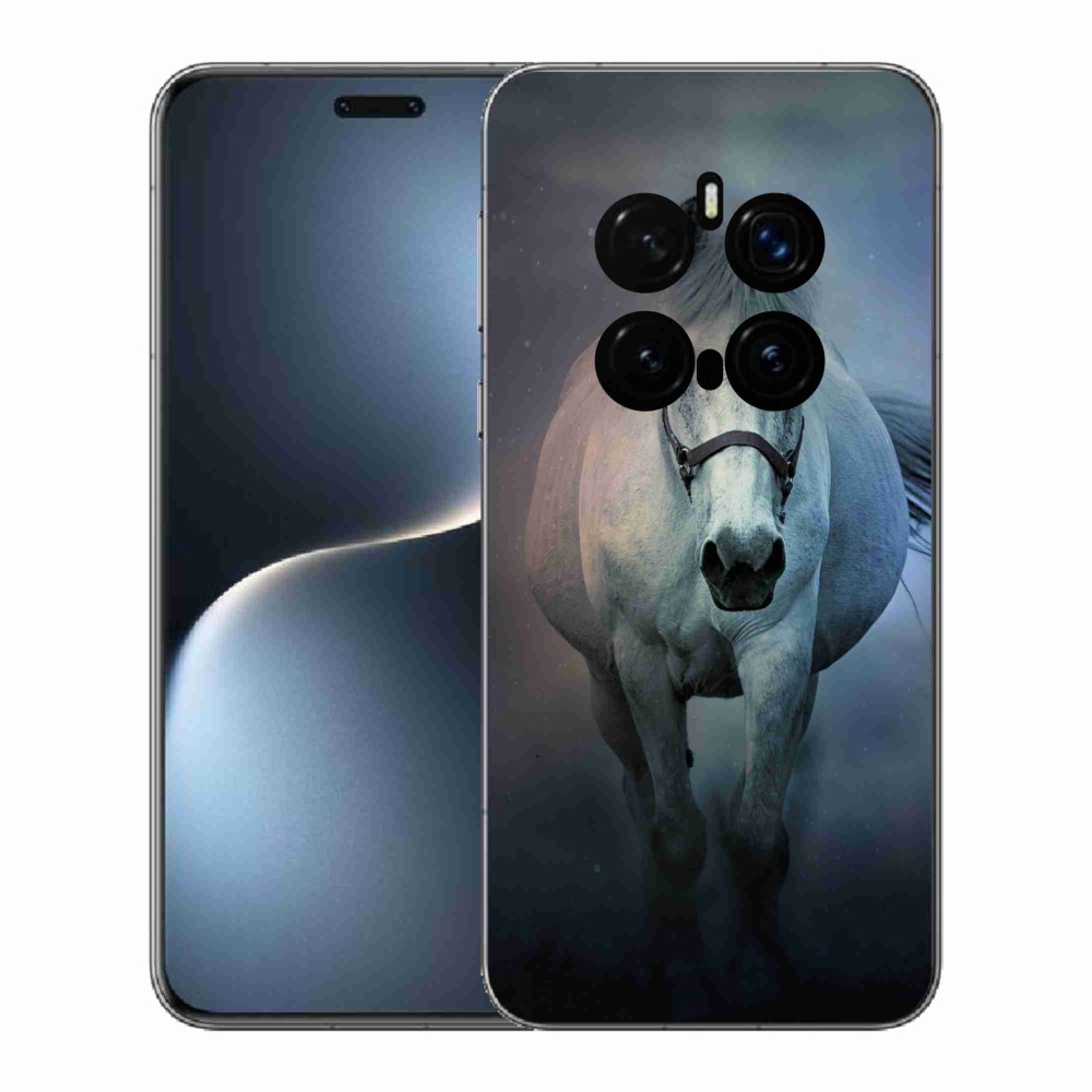 Gelový kryt mmCase na Honor Magic 7 Pro 5G - běžící bílý kůň