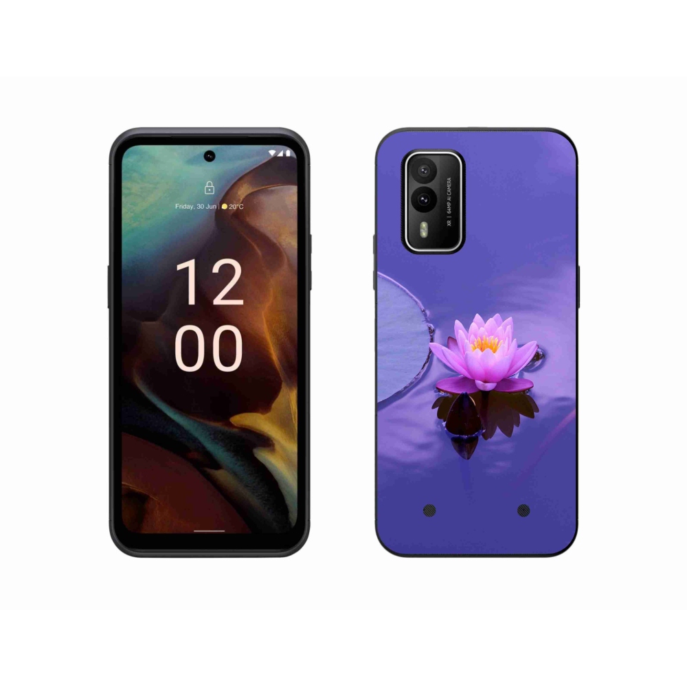 Gelový obal mmCase na Nokia XR21 - květ na hladině
