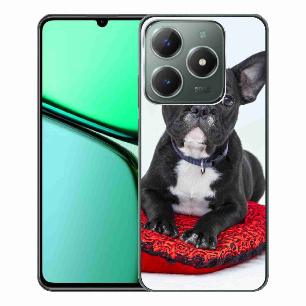 Gelový obal mmCase na Realme C61 - buldok
