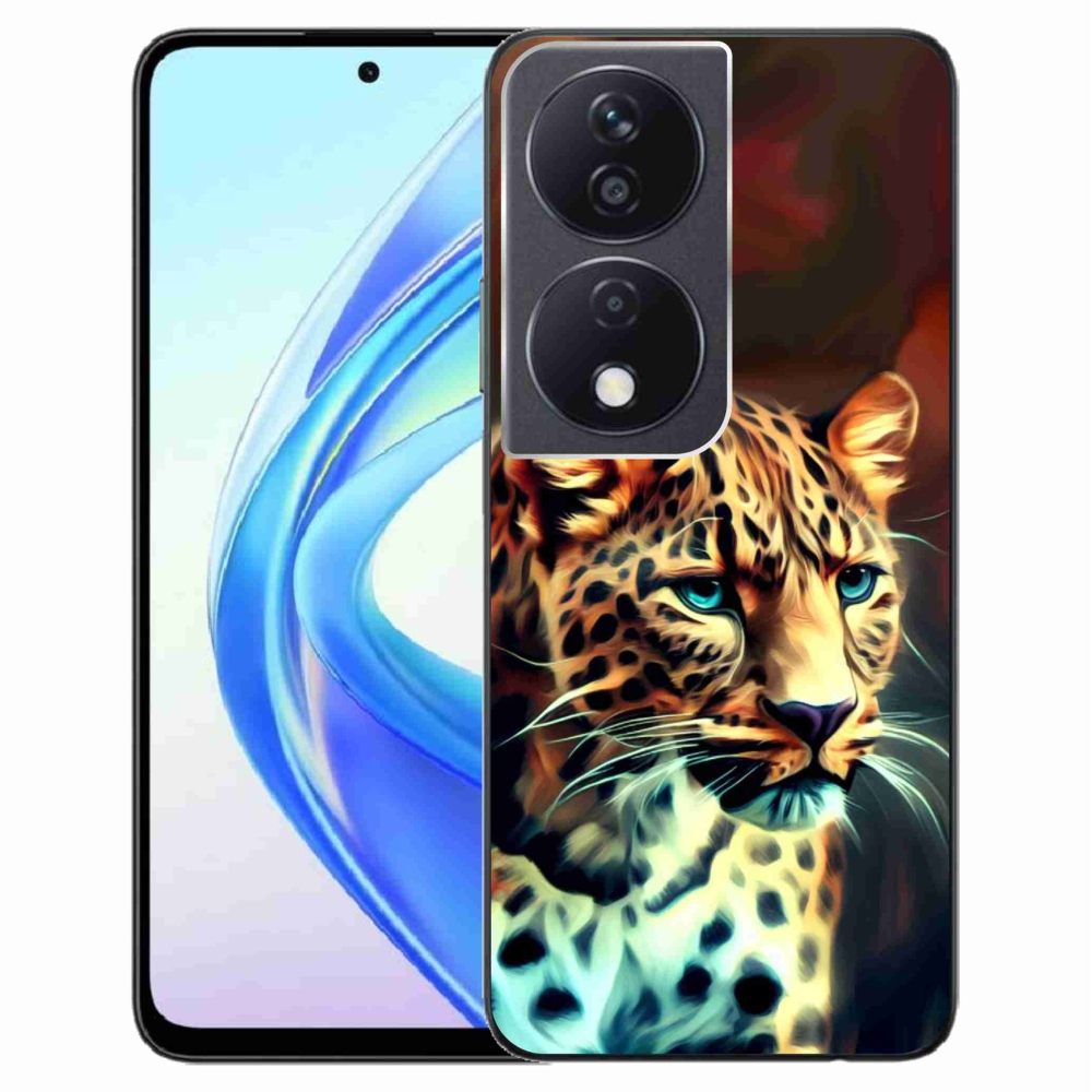 Gelový kryt mmCase na Honor X7b/Honor 90 Smart - leopard