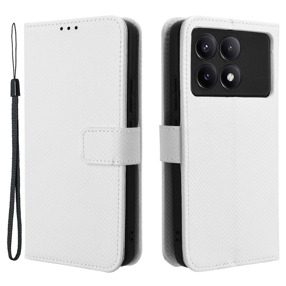 Wrist knížkové pouzdro na Xiaomi Poco X6 Pro 5G - bílé