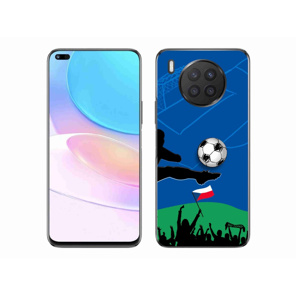 Gelový kryt mmCase na Huawei Nova 8i - fanoušci fotbalu