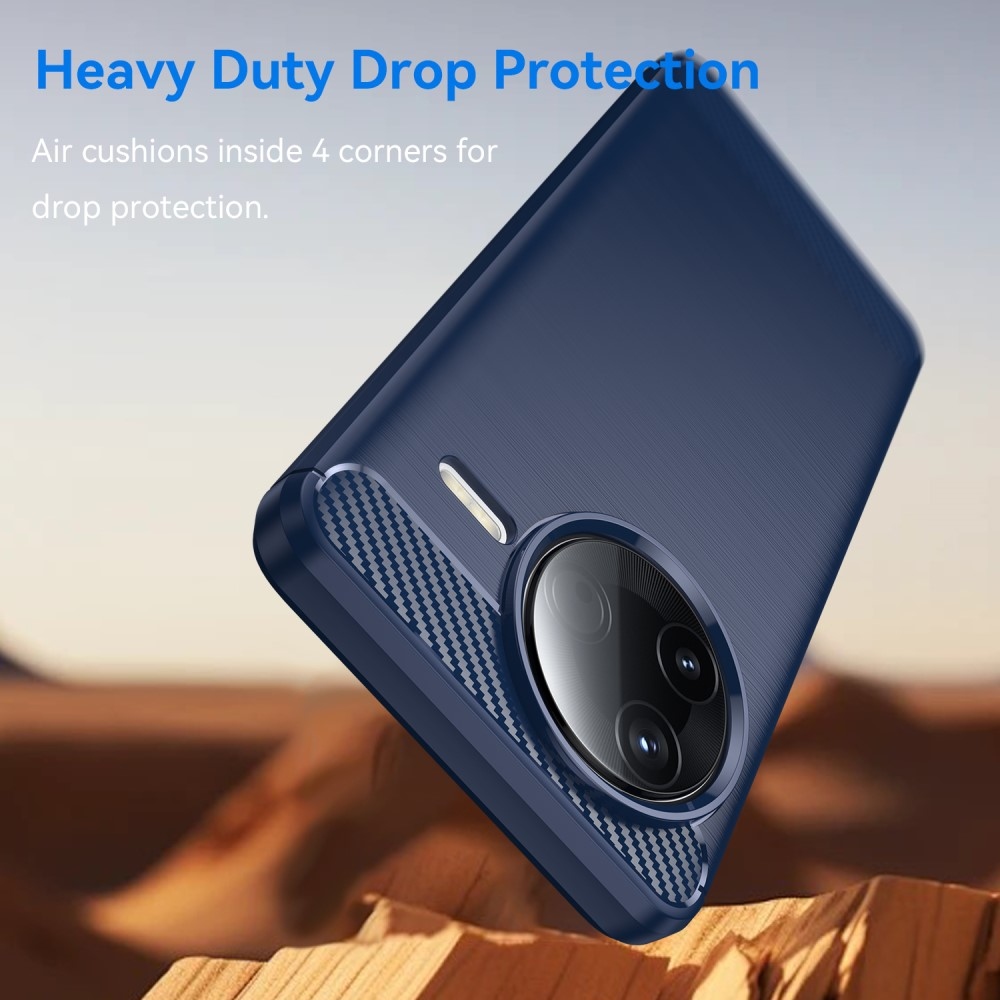 Carbon odolný gelový obal na Xiaomi Poco F7 Pro - modrý