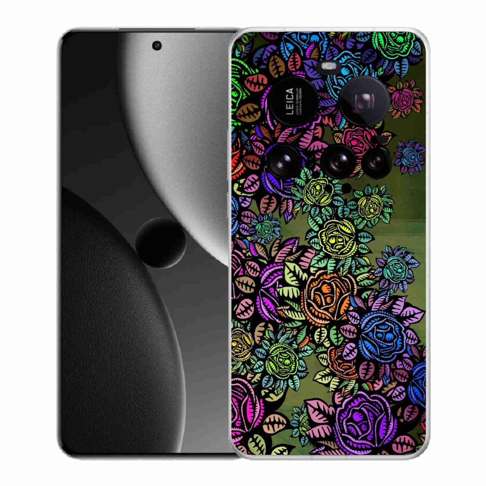 Gelový kryt mmCase na Xiaomi 15 Ultra - květiny 6
