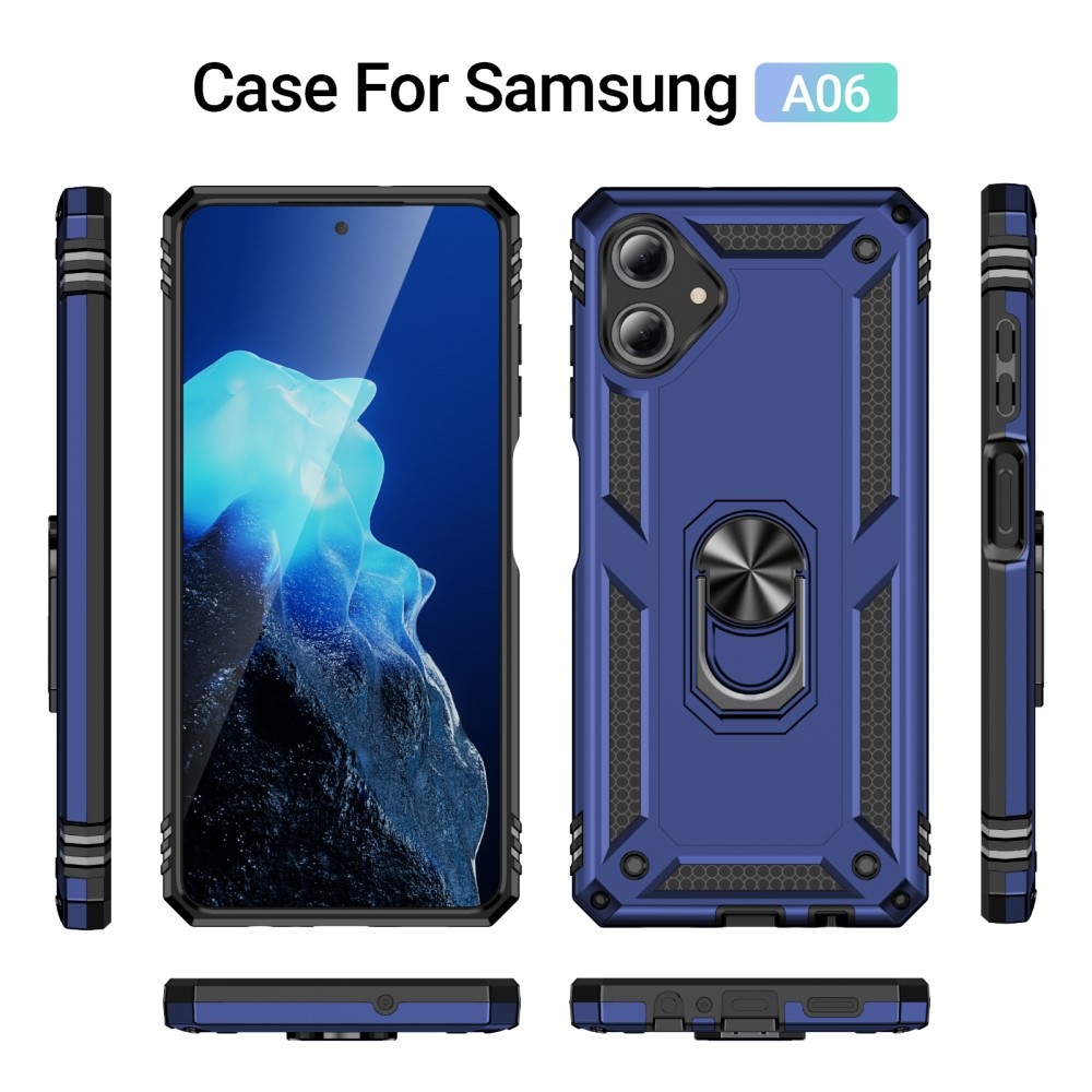 Rings odolný kryt na Samsung Galaxy A06 4G - modrý