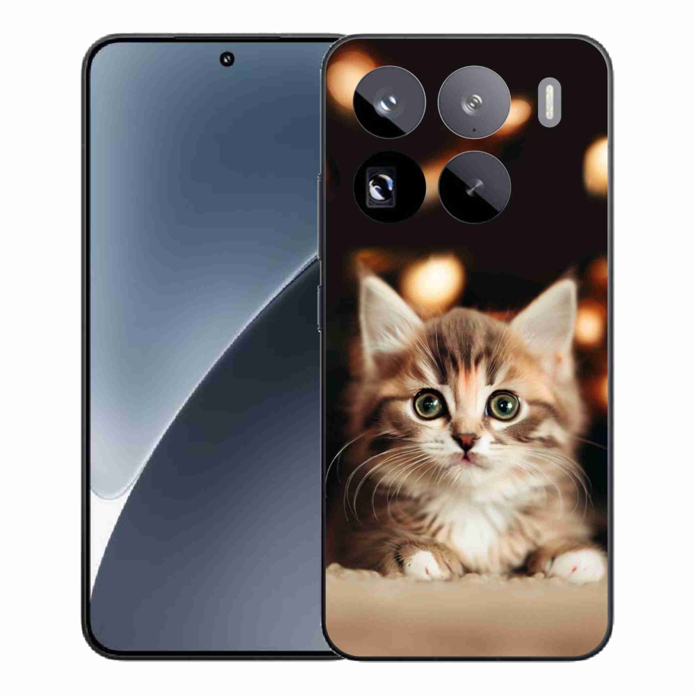 Gelový kryt mmCase na Xiaomi 15 Pro - roztomilé kotě 2