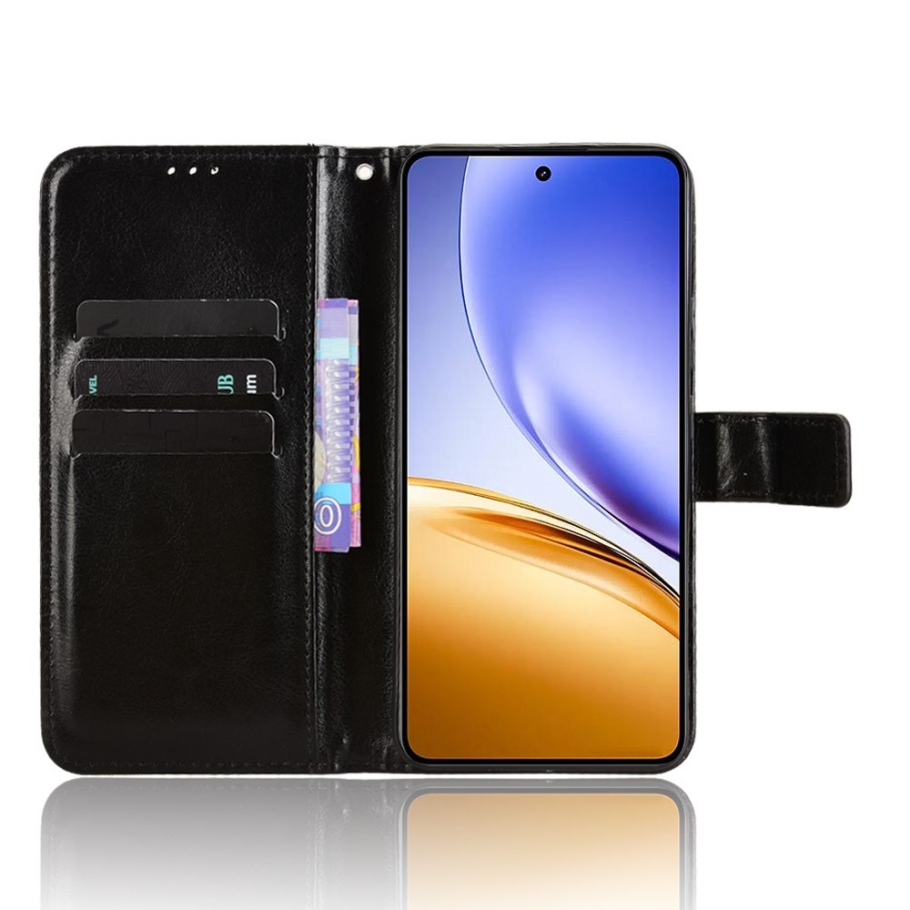 Crazy knížkové pouzdro na Realme 14 5G/14T 5G - černé