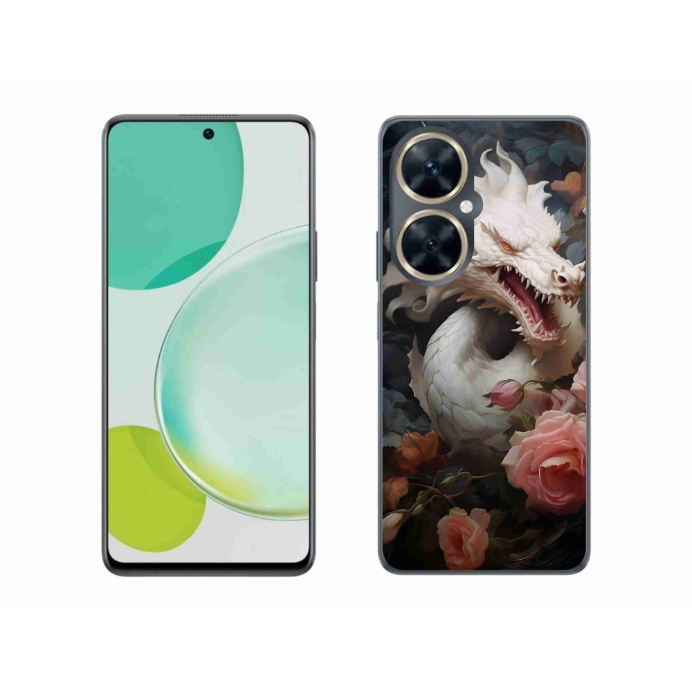 Gelový kryt mmCase na Huawei Nova 11i - bílý drak