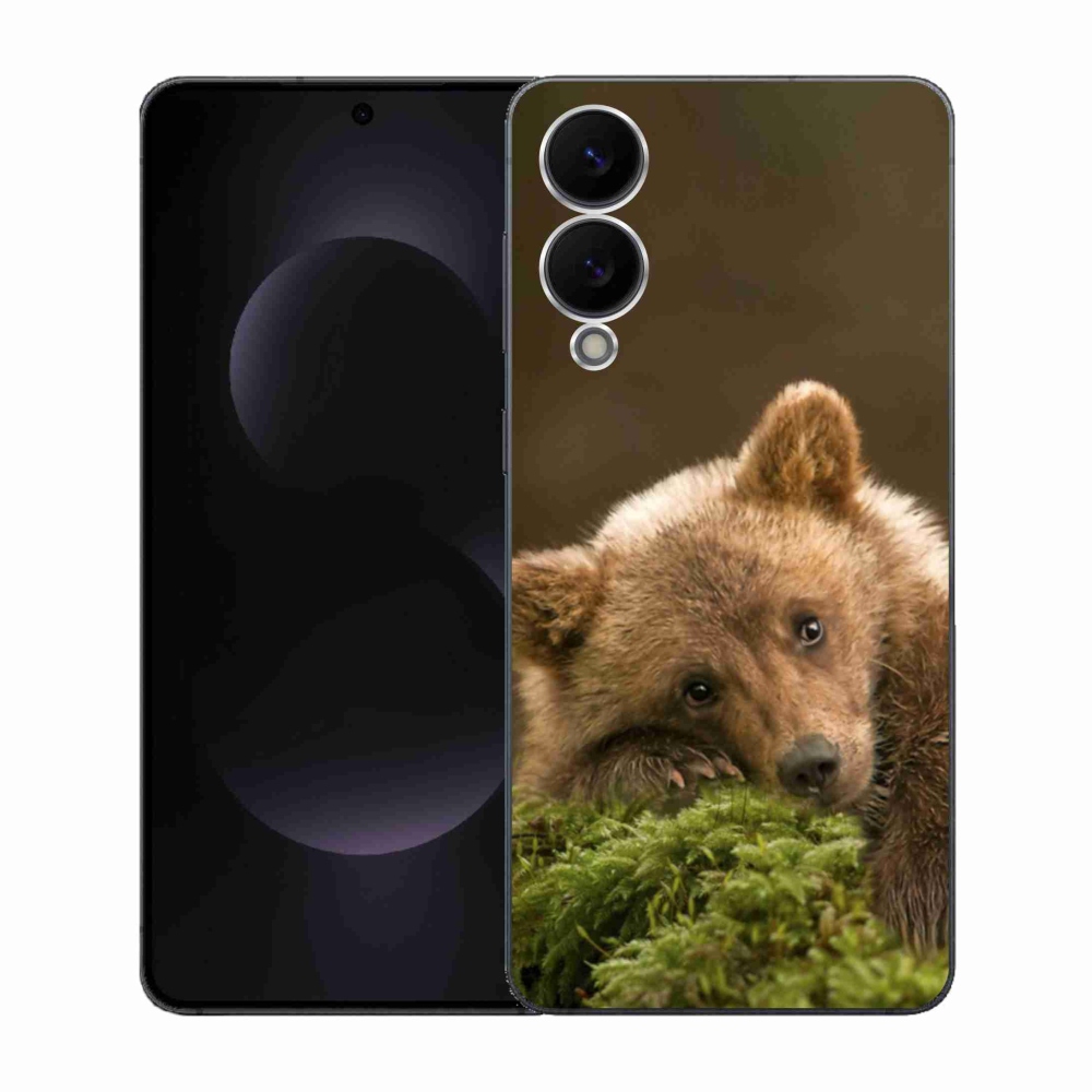 Gelový kryt mmCase na Samsung Galaxy S25 Edge - medvěd
