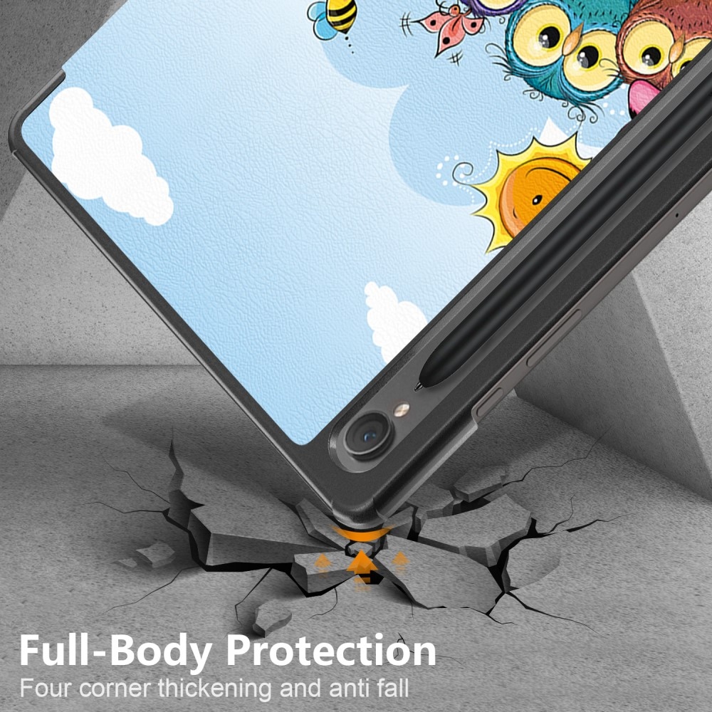 Print chytré zavírací pouzdro na Samsung Galaxy Tab S9 FE/Tab S10 FE - zvířátka