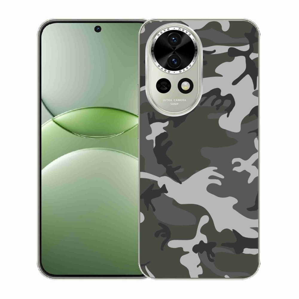 Gelový kryt mmCase na Huawei Nova 13 5G - maskáčový vzor