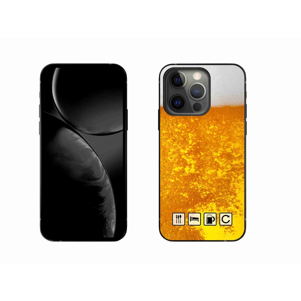Gelový kryt mmCase na iPhone 13 Pro 6.1 - pivní motiv 3