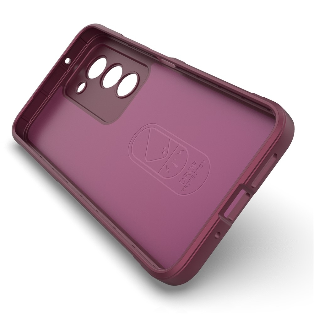 Rugg odolný gelový obal na Xiaomi Redmi 15 4G (171mm) - vínový