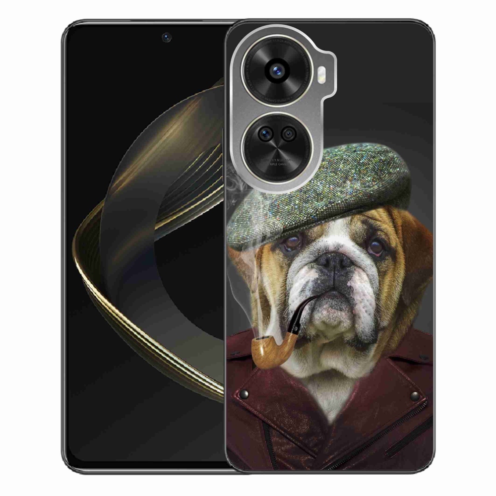 Gelový kryt mmCase na Huawei Nova 12 SE - pes s fajfkou