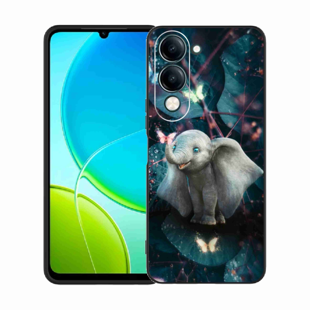 Gelový kryt mmCase na Vivo Y29s 5G - roztomilý slon