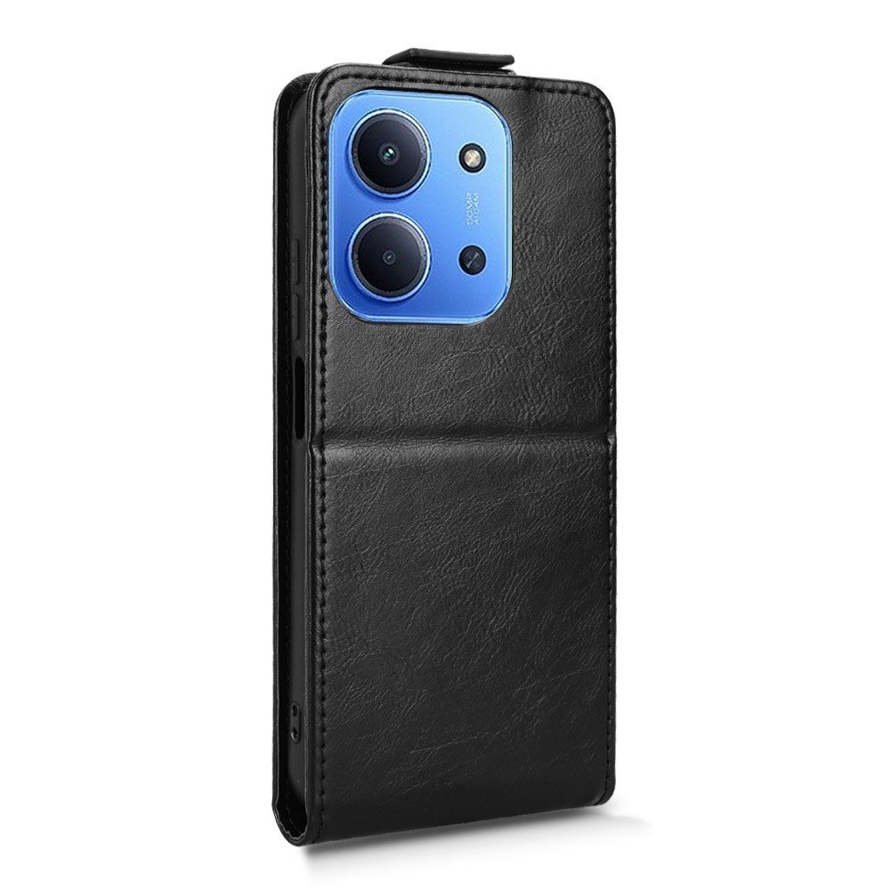 Vert flipové pouzdro na Xiaomi Redmi 15C 4G (171mm)/Poco C85 4G (171mm) - černé