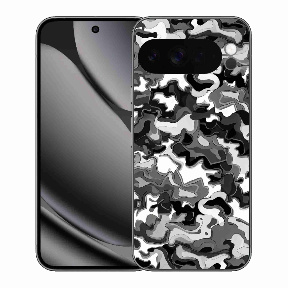 Gelový kryt mmCase na Google Pixel 10 Pro XL - maskáčový vzor 3