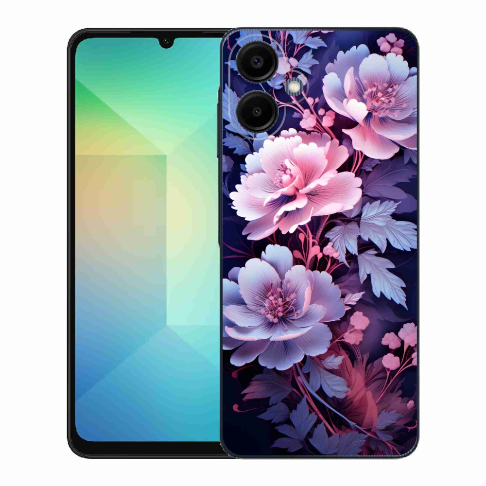 Gelový kryt mmCase na Samsung Galaxy A06 4G - květiny 11