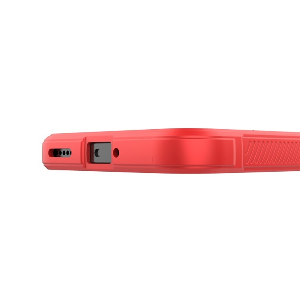 Rugg odolný gelový obal na Xiaomi Poco F7 5G - červený
