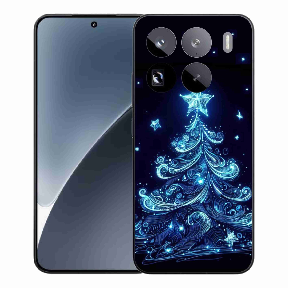 Gelový kryt mmCase na Xiaomi 15 Pro - neonový vánoční stromek 4